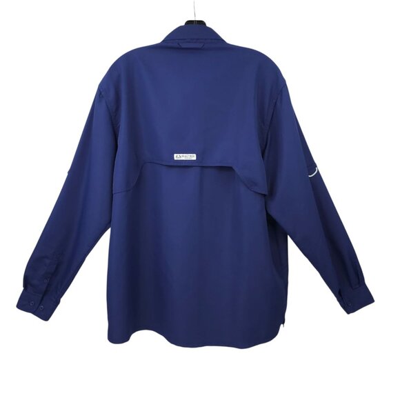 Realtree Fishing Shirt Men L Performance Vented Back Flap Pockets Long Sleeve - Picture 3 of 16
